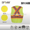 Chaquetas reflectantes producto de seguridad moto chaleco reflectante chaleco de seguridad con bolsillos ropa de trabajo de alta visibilidad